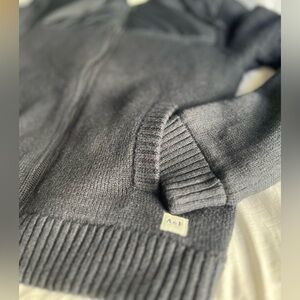 Abercrombie & Fitch Dark Blue Zip Up Sweater